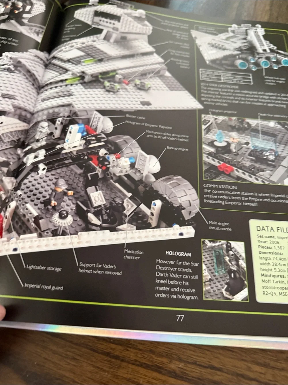 Lego Star Wars Holographic Visual Dictionary – Green, Brown, White Cover